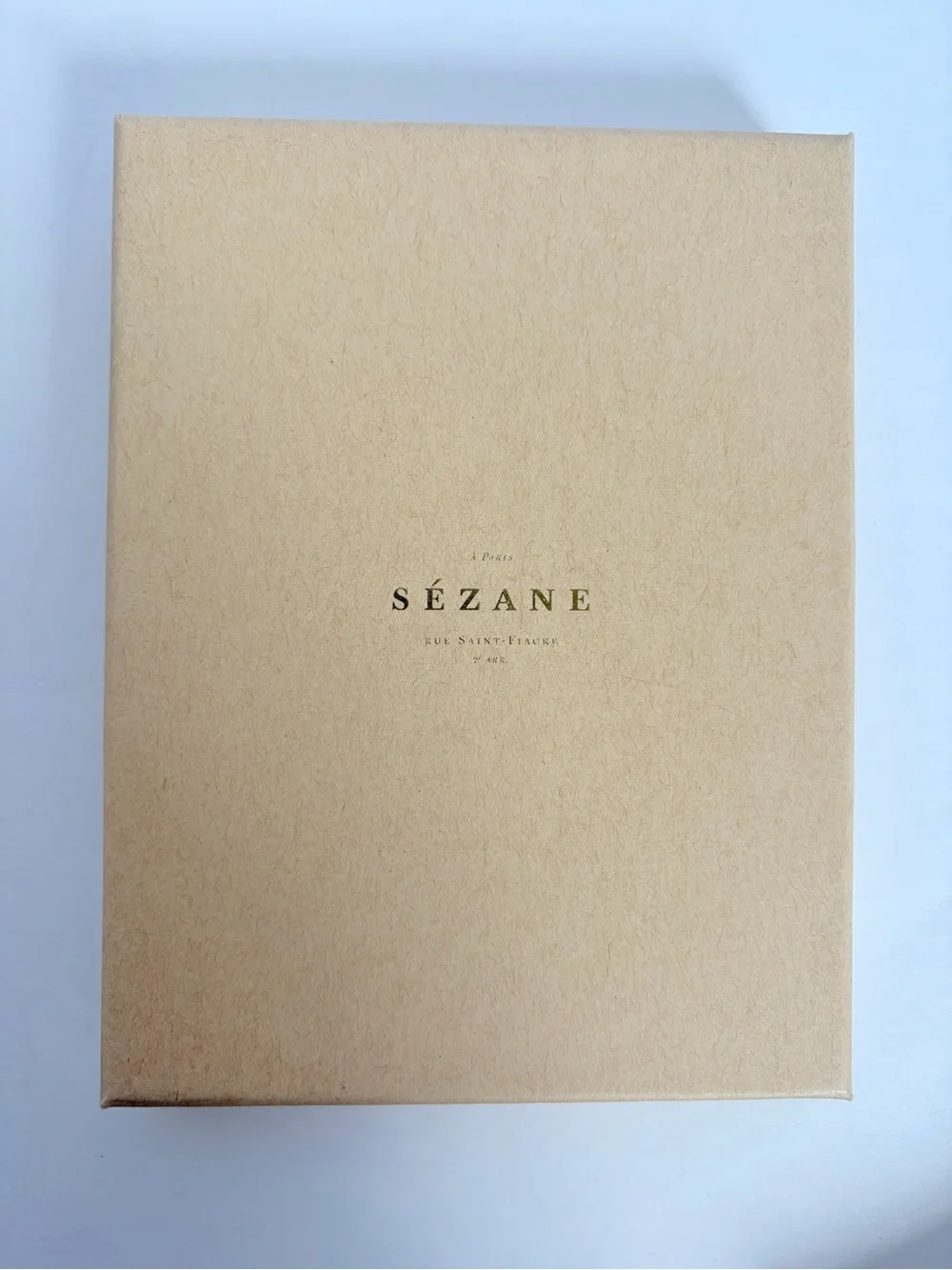 Sezane La Magie Notebook Journal Softcover Stationary Gift Box Cream Gold Beige